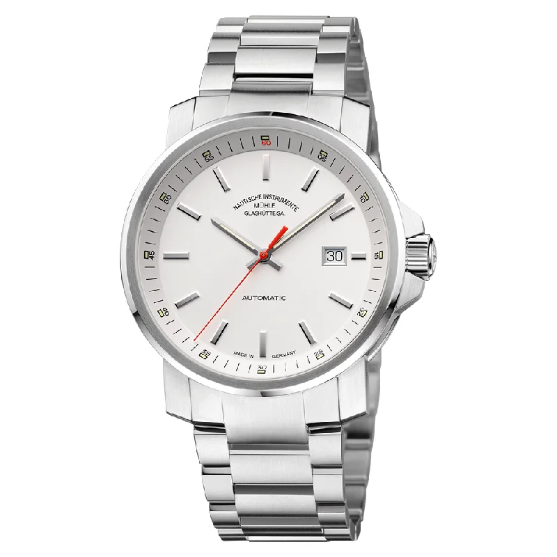 29er Big White Dial Stainless Steel Bracelet