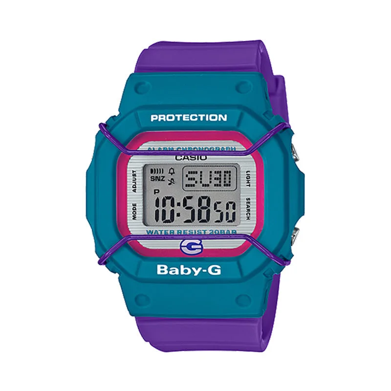 Casio Baby-G 25th Anniversary Limited Model Purple Resin Band Watch BGD525F-6D BGD-525F-6D BGD-525F-6