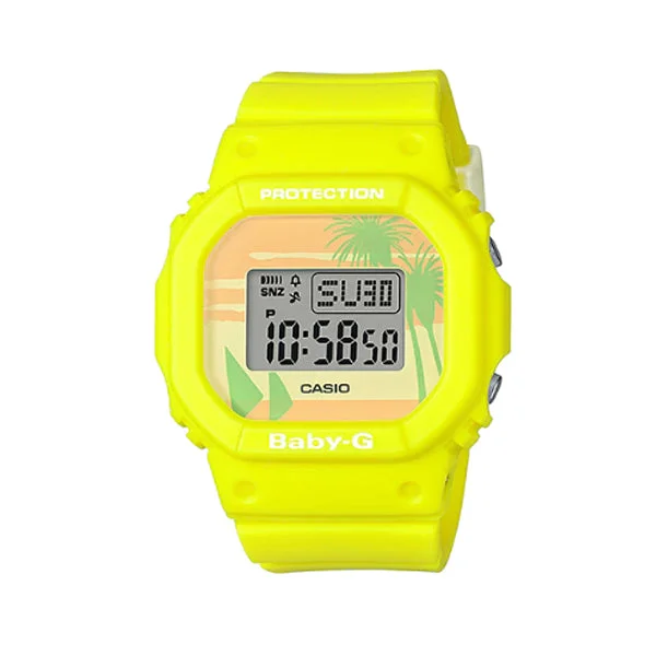 Casio Baby-G BGD-560 Lineup Special Color Models Yellow Resin Band Watch BGD560BC-9D BGD-560BC-9