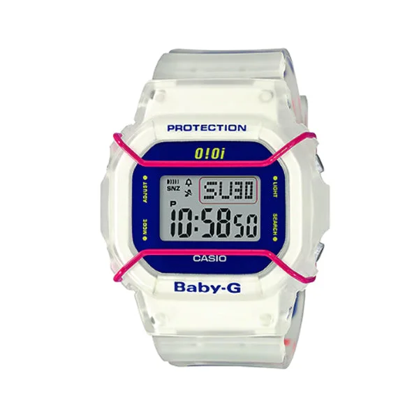 Casio Baby-G BGD-501 Lineup 5252 by o!oi Collaboration Model Semi-Transparent Resin Band Watch BGD560SC-7D BGD-560SC-7