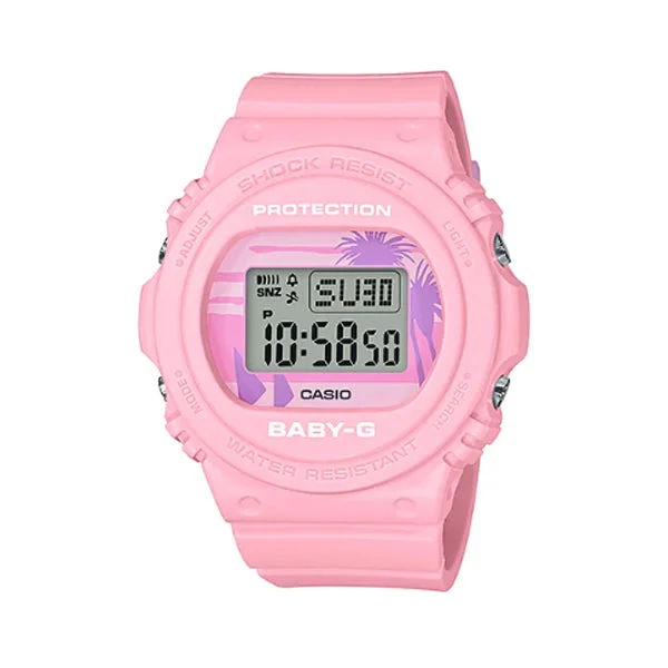 Casio Baby-G BGD-570 Lineup Special Color Models Pastel Pink Resin Band Watch BGD570BC-4D BGD-570BC-4