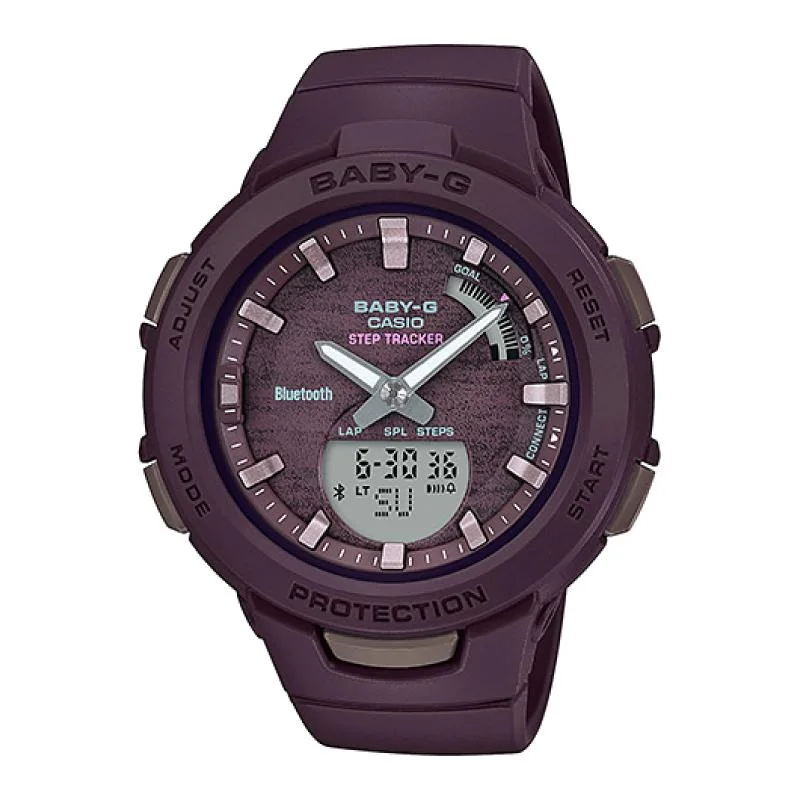 Casio Baby-G G-Squad Bluetooth’?????¶ôÇï¶ôǝ??’?????¶ôÇï¶ôǝ?’?????¶ôÇï¶ôíôÇïÇ?ÇîÇ??€õ’??ǯ¶ôÇû¶ô¶©Ç??€õ????? Brown Resin Band Watch BSAB100AC-5A BSA-B100AC-5A