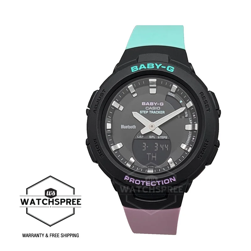 Casio Baby-G Bluetooth¶ô¶¸ Two-Tone Resin Band Watch BSAB100MT-1A BSA-B100MT-1A