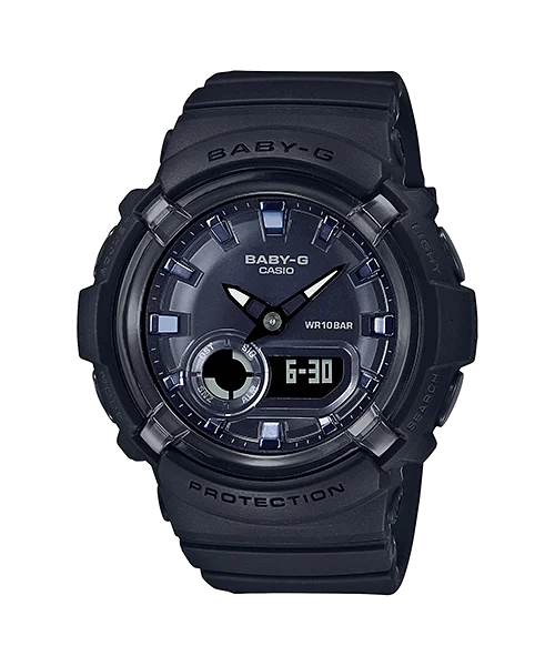 Casio Baby-G BGA-280 Lineup Black Resin Band Watch BGA280-1A BGA-280-1A