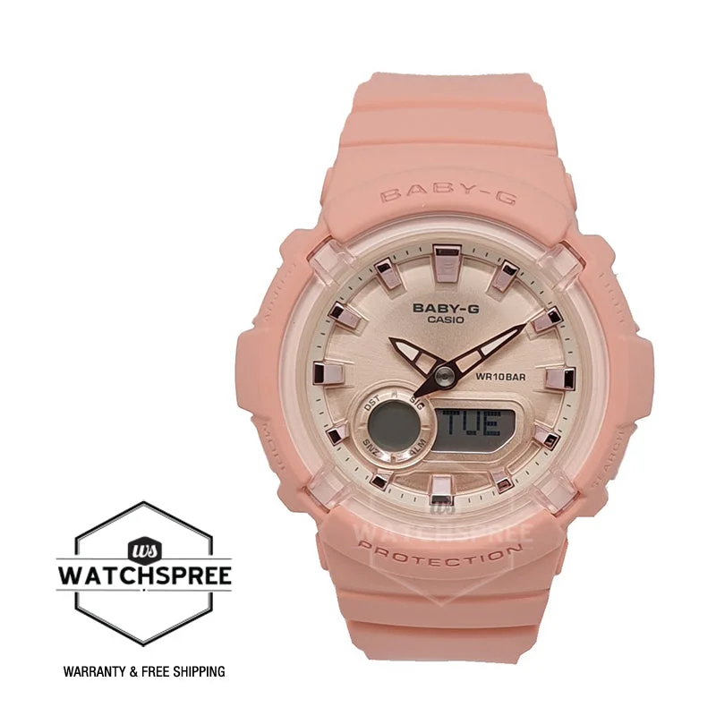 Casio Baby-G BGA-280 Lineup Pink Resin Band Watch BGA280-4A BGA-280-4A