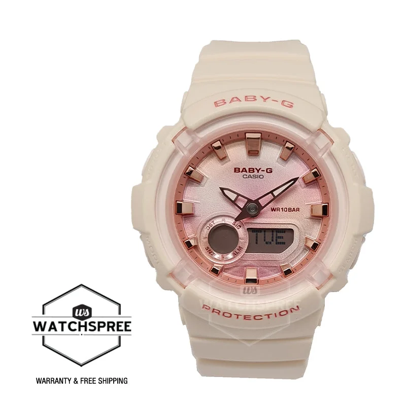 Casio Baby-G BGA-280 Lineup Light Peach Resin Band Watch BGA280-4A2 BGA-280-4A2