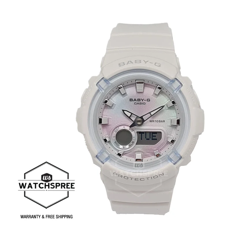 Casio Baby-G BGA-280 Lineup White Resin Band Watch BGA280-7A BGA-280-7A