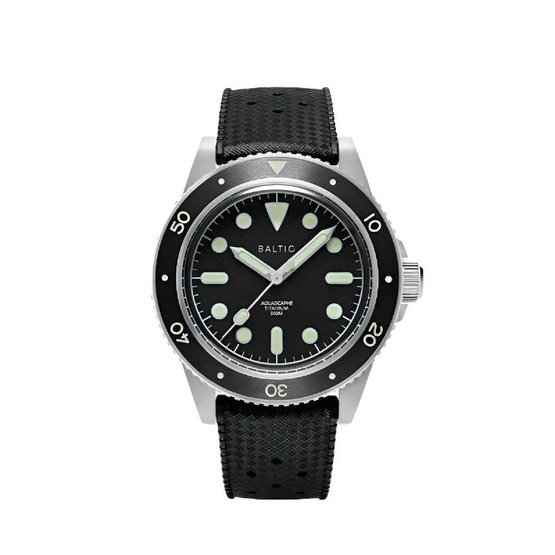 Baltic Aquascaphe Titanium Black - Black Tropic Strap