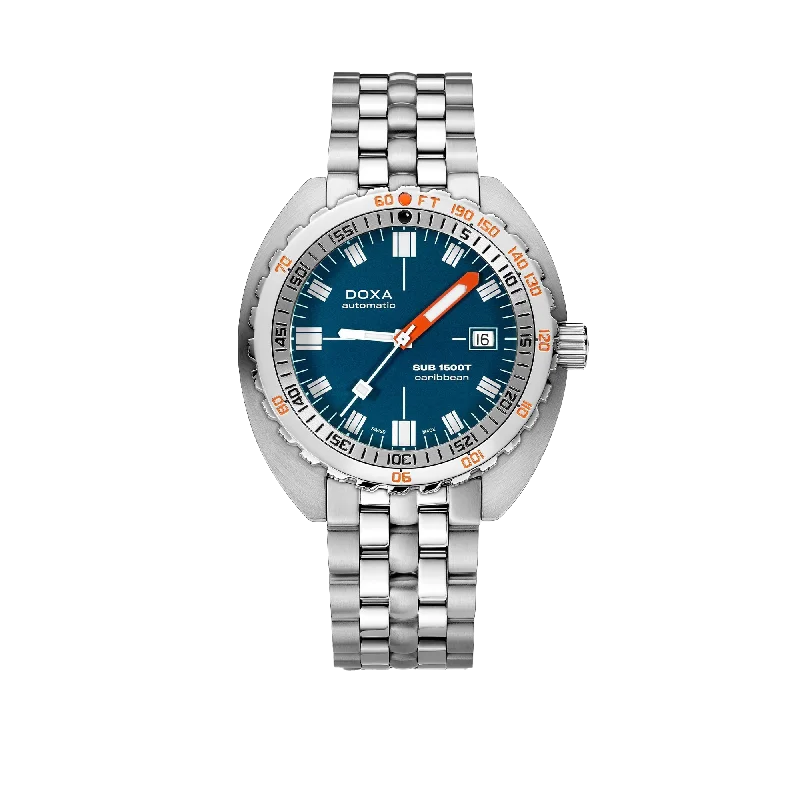 DOXA SUB 1500T Caribbean, stainless steel bracelet