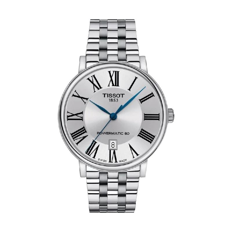 Carson Premium Powermatic 80 Silver Dial Roman Numerals