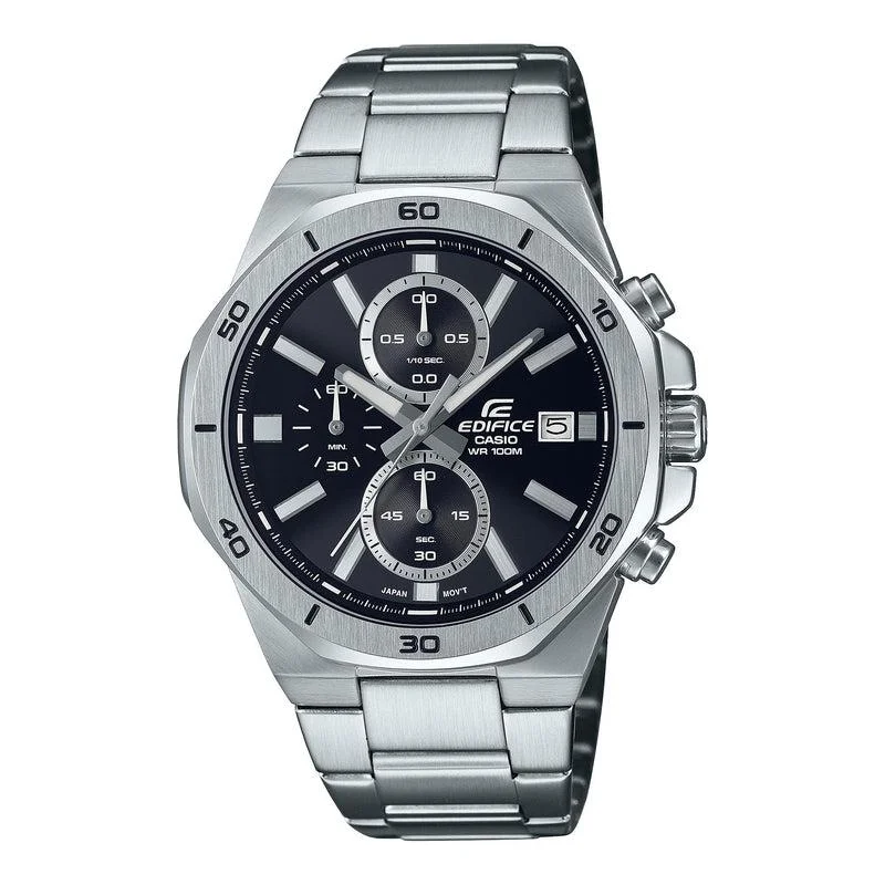 CASIO EDIFICE MENS 100M STANDARD CHRONOGRAPH - EFV-640D-1AVUDF