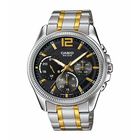 Casio Analog Silver Dial Men's Watch-MTP-E305HSG-9AVIF (A1617)