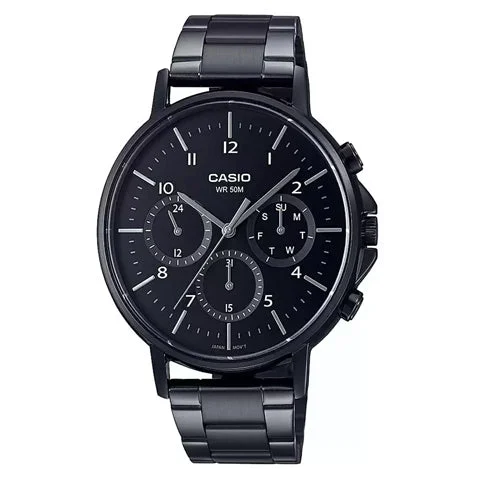 Casio Enticer Analog Black Dial Men's Watch - MTP-E321B-1AVDF (A1846)