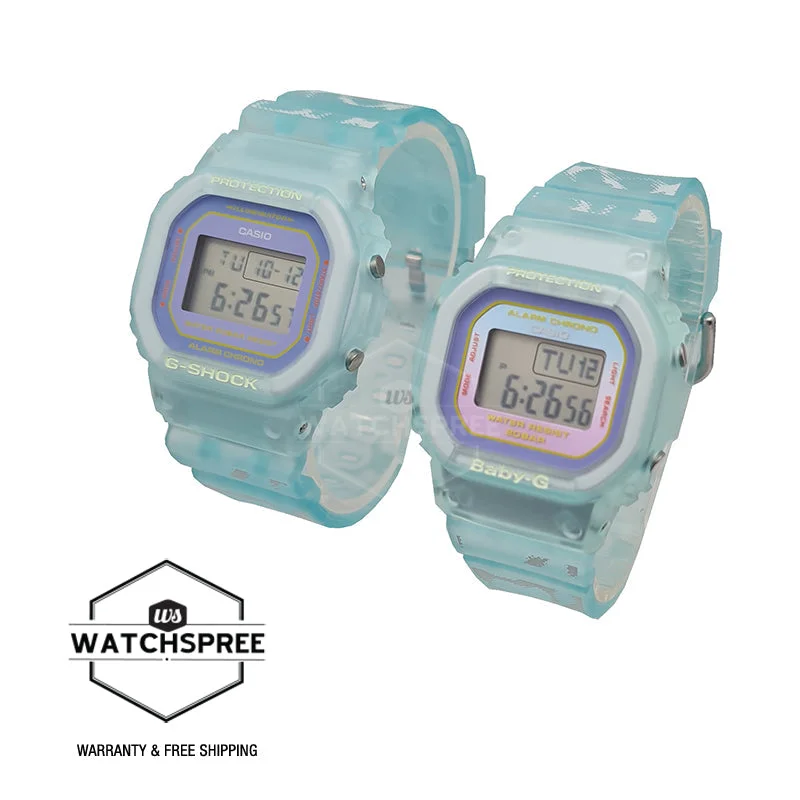 Casio G-Shock & Baby-G Summer Special Pair Collection 2021 Limited Models SLV21B-2D SLV-21B-2D SLV-21B-2 [Couple Watch Set]