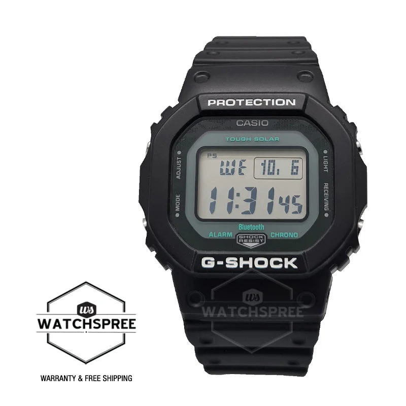 Casio G-Shock Bluetooth¶© Multi Band 6 Tough Solar Midnight Green GW-B5600 Lineup Black Resin Band Watch GWB5600MG-1D GW-B5600MG-1D GW-B5600MG-1