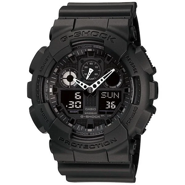 Casio G-Shock Mens 200m Standard - GA-100-1A1DR