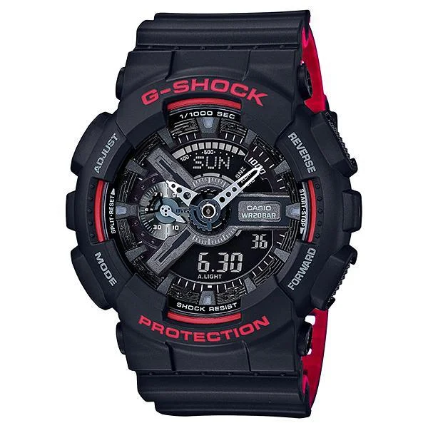 Casio G-Shock Mens 200m Standard - GA-110HR-1ADR