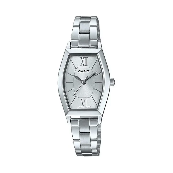 Casio Ladies' Analog Stainless Steel Band Watch LTPE167D-7A LTP-E167D-7A