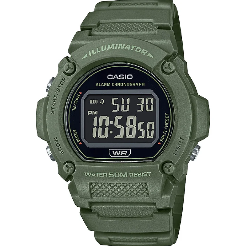 Casio W219HC-3B Earth Colour Digital