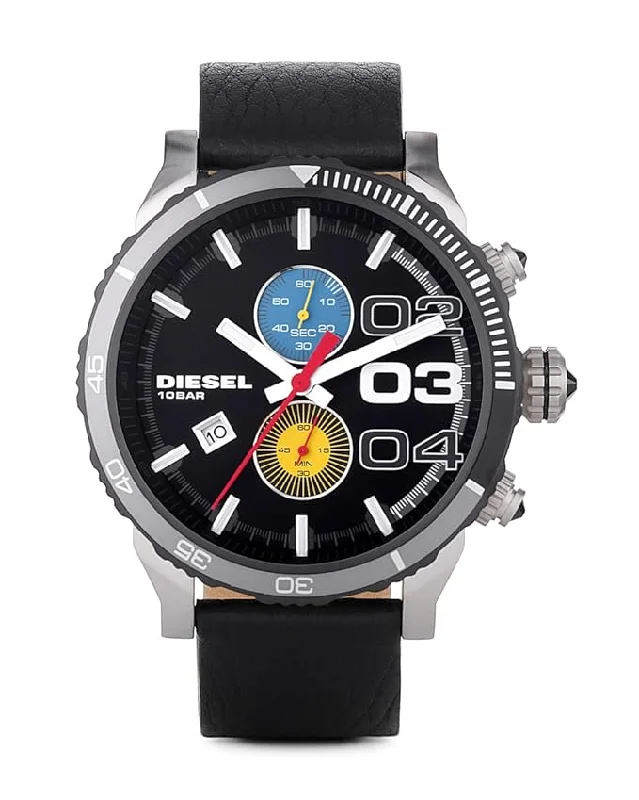 Diesel End of Season Chronograph Black Dial Men's Watch - DZ4331