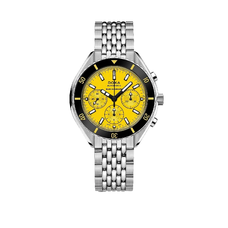 DOXA SUB 200 C-GRAPH Divingstar, stainless steel bracelet