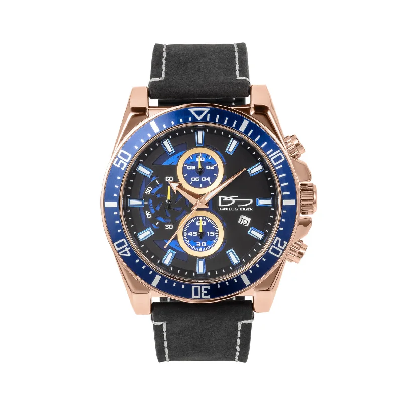 Dynamic Black Men's Watch