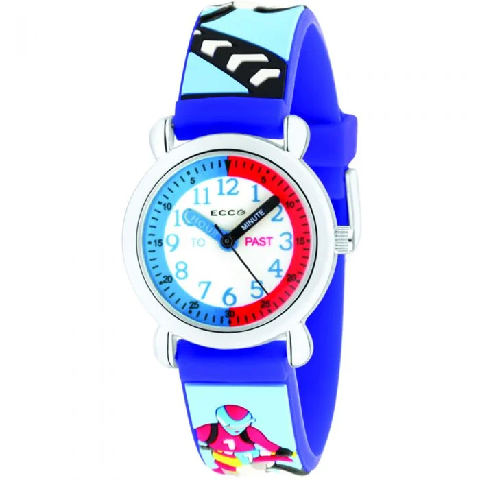 ECC Blue Strap Bikes Kids Watch