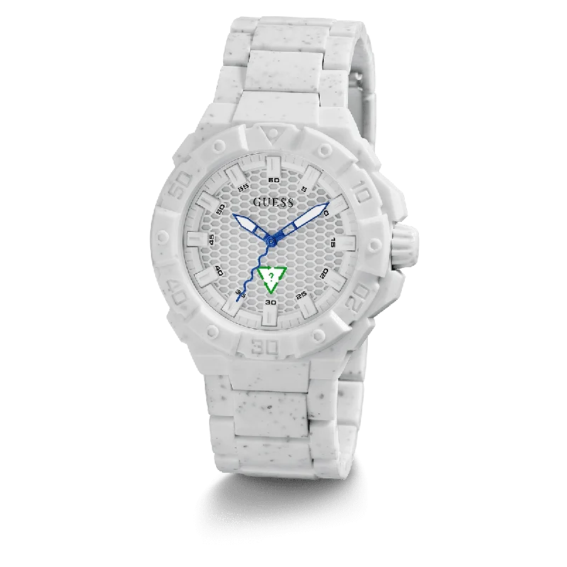 ECO-FRIENDLY #TIDE OCEAN PLASTIC WHITE WATCH