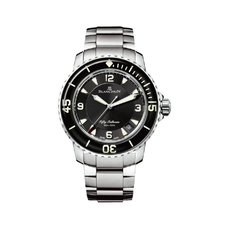 Fifty Fathoms Automatique SS 45mm - Black on Bracelet