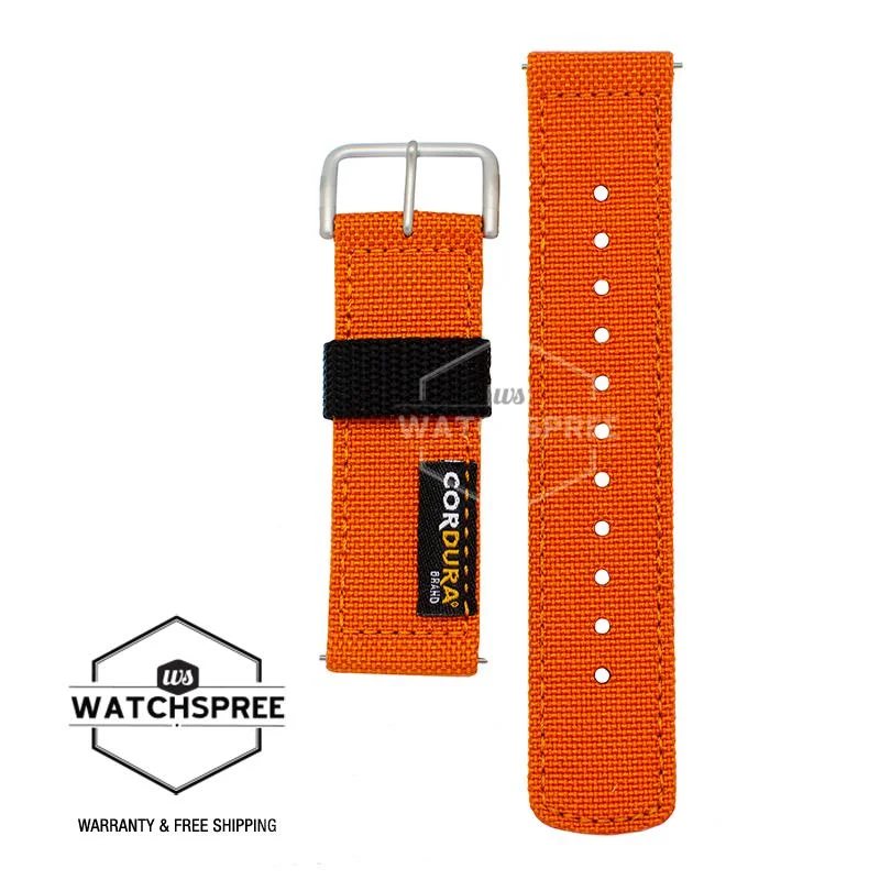 Casio G-Shock GA-2000 Series Replaceable Orange Cordura Cloth Band BANDGS01BC-4D BANDGS01BC-4