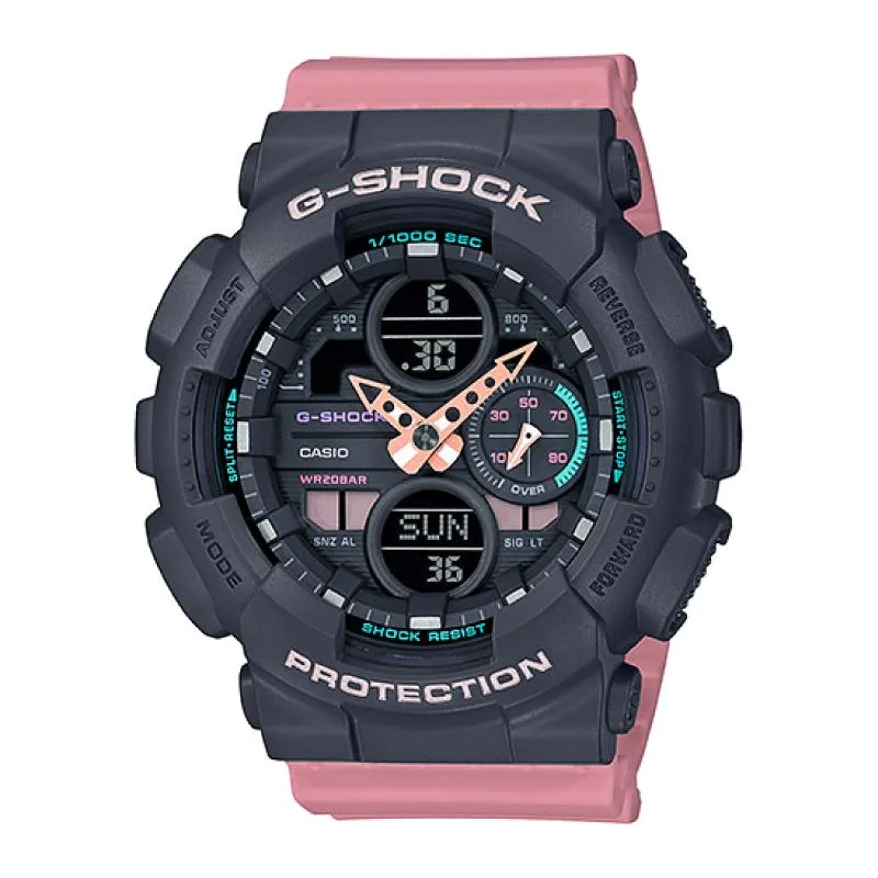 Casio G-Shock S Series GMA-S140 Lineup Pink Resin Band Watch GMAS140-4A GMA-S140-4A