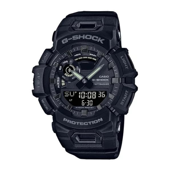 Casio G-Shock G-SQUAD Bluetooth Black Resin Band Watch GBA900-1A GBA-900-1A