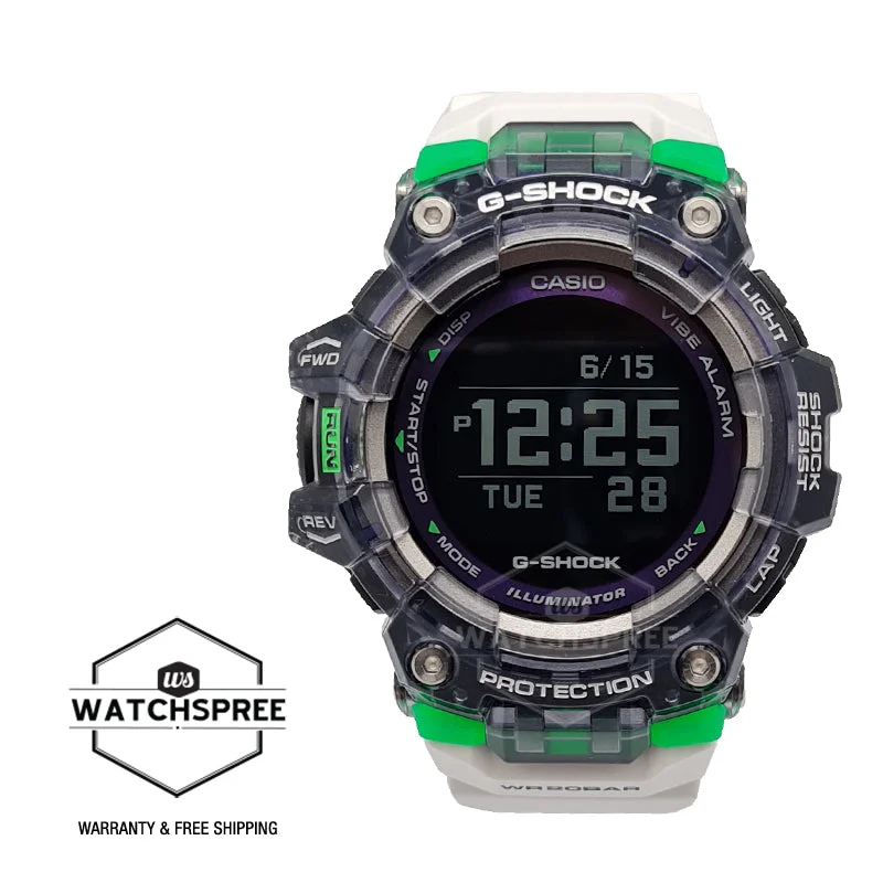 Casio G-Shock G-SQUAD Bluetooth’?????¶ôÇï¶ôǝ??’?????¶ôÇï¶ôǝ?’?????¶ôÇï¶ôíôÇïÇ?ÇîÇ??€õ’??ǯ¶ôÇû¶ô¶©Ç??€õ????? White Resin Band Watch GBD100SM-1A7 GBD-100SM-1A7