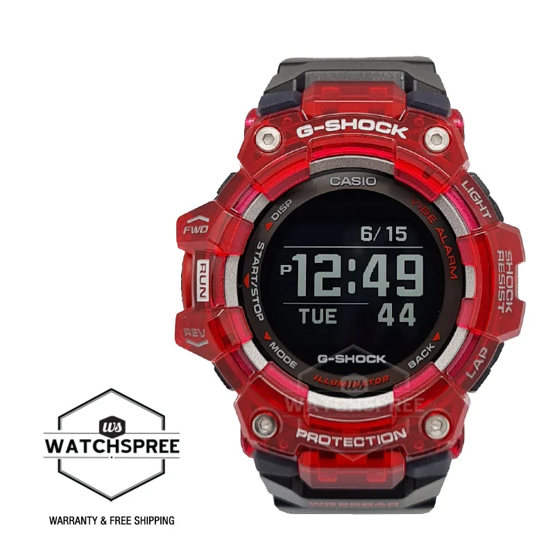 Casio G-Shock G-SQUAD Bluetoothƒ???????¶ôÇïÇ?Çî¶ôÇ??ƒ???????¶ôÇïÇ?Çî¶ôÇ?ƒ???????¶ôÇïÇ?Çî¶ôÇïÇðÇïÇ?ÇîÇ??Ç?ǩÇ???ƒ?ªÇæƒ????€î¶ôÇïÇ?ǯ¶ôÇï¶ô¶¸Ç???ƒ?ªÇæ????? Black Resin Band Watch GBD100SM-4A1 GBD-100SM-4A1