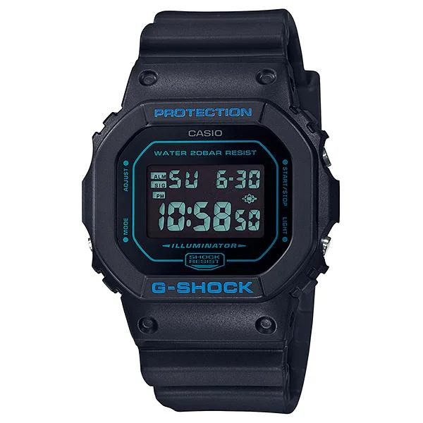 Casio G-Shock DW-5600 Lineup Special Color Model Matte Black Resin Band Watch DW5600BBM-1D DW-5600BBM-1D DW-5600BBM-1