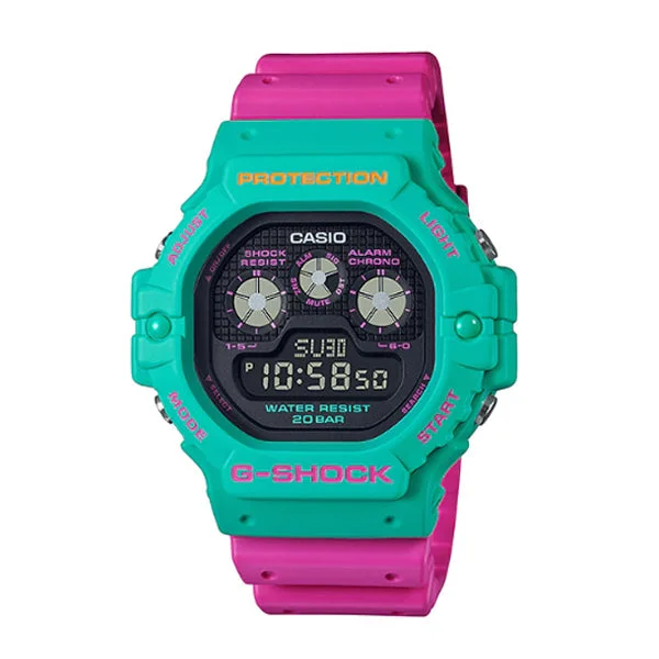 Casio G-Shock DW-5900 Lineup Special Color Models Pink Resin Band Watch DW5900DN-3D DW-5900DN-3