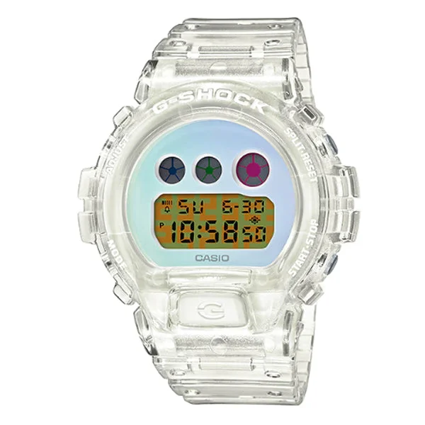 Casio G-Shock 25th Anniversary Standard Digital Semi Transparent Resin Band Watch DW6900SP-7D DW-6900SP-7D DW-6900SP-7