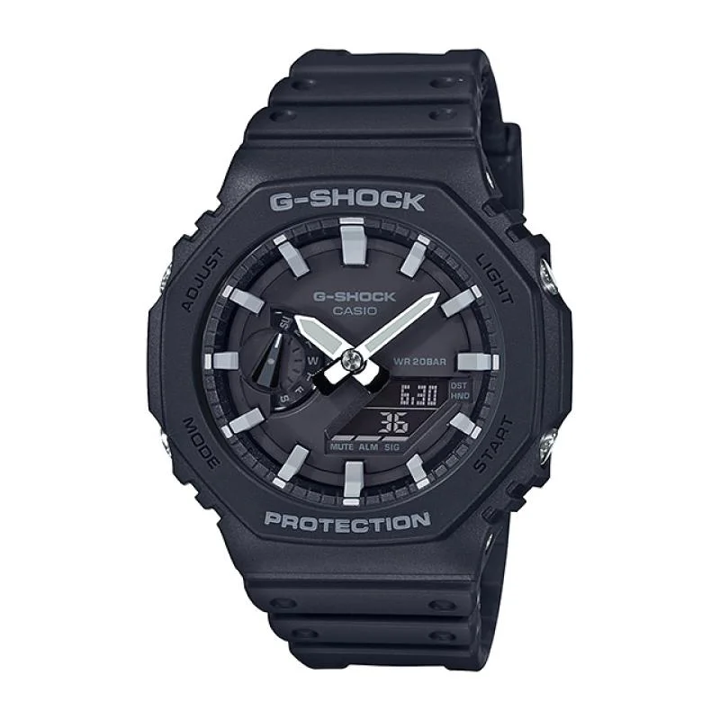 Casio G-Shock Carbon Core Guard Structure Black Resin Band Watch GA2100-1A GA-2100-1A