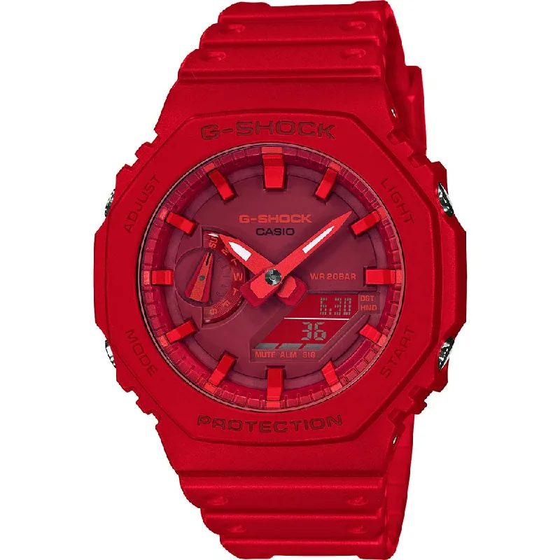 G-Shock GA2100-4A Vibrant Red 'CasiOak' Watch