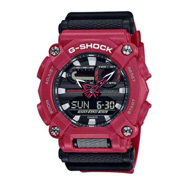 Casio G-Shock GA-900 Lineup Red Resin Band Watch GA900-4A GA-900-4A