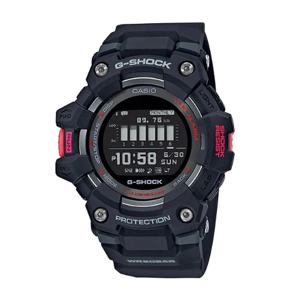 Casio G-Shock G-SQUAD Bluetooth’?????¶ôÇï¶ôǝ??’?????¶ôÇï¶ôǝ?’?????¶ôÇï¶ôíôÇïÇ?ÇîÇ??€õ’??ǯ¶ôÇû¶ô¶©Ç??€õ????? Black Resin Band Watch GBD100-1D GBD-100-1