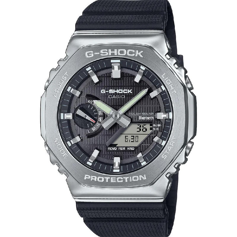 G-Shock GBM2100-1A Metal Covered Bluetooth 'CasiOak'