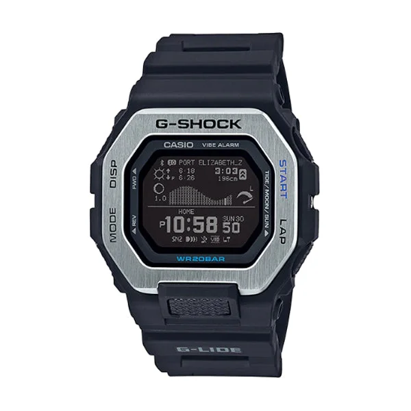 Casio G-Shock G-LIDE lineup Black Resin Band Watch GBX100-1D GBX-100-1