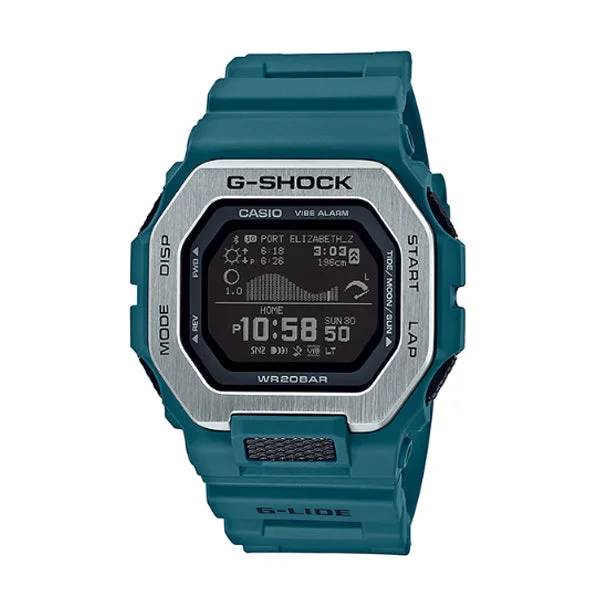 Casio G-Shock G-LIDE lineup Blue Resin Band Watch GBX100-2D GBX-100-2