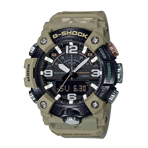 Casio G-Shock Master of G Mudmaster British Army Collaboration Model Camouflage Pattern Resin Band Watch GGB100BA-1A GG-B100BA-1A (LOCAL BUYERS ONLY)