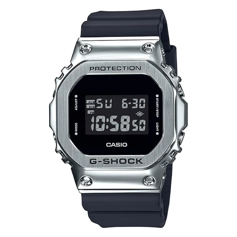 Casio G-Shock Standard Square-Faced Digital Black Resin Band Watch GM5600-1D GM-5600-1D GM-5600-1