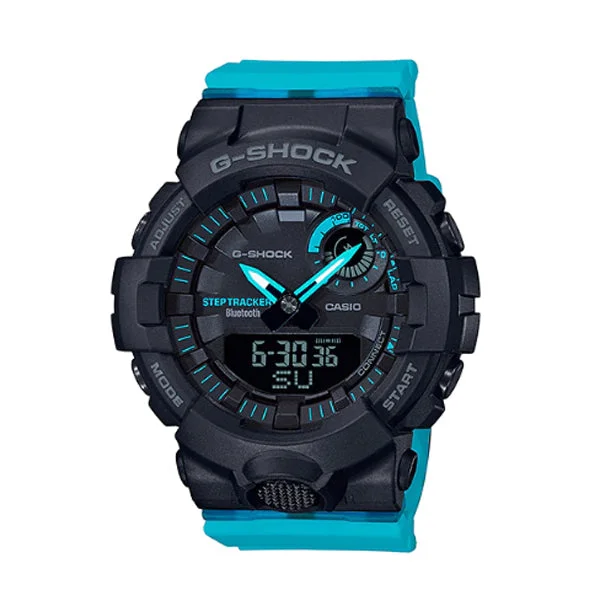 Casio G-Shock G-Squad for Ladies' GBA-800 Lineup Blue Resin Band Watch GMAB800SC-1A2 GMA-B800SC-1A2