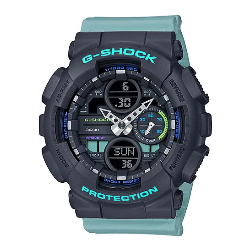 Casio G-Shock S Series GMA-S140 Lineup Blue Resin Band Watch GMAS140-2A GMA-S140-2A