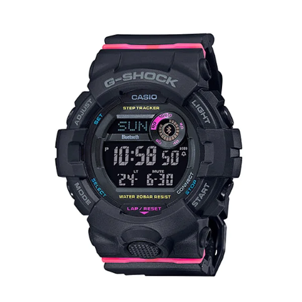 Casio G-Shock G-Squad for Ladies' GBA-800 Lineup Black Resin Band Watch GMDB800SC-1D GMD-B800SC-1