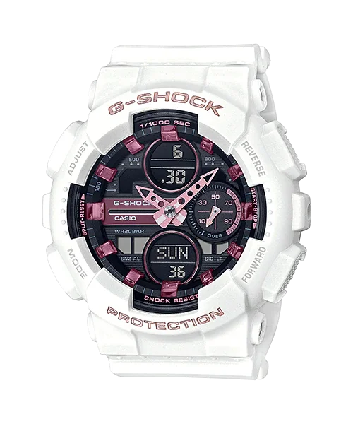 Casio G-Shock for Ladies' GMA-S140 Lineup White Resin Band Watch GMAS140M-7A GMA-S140M-7A